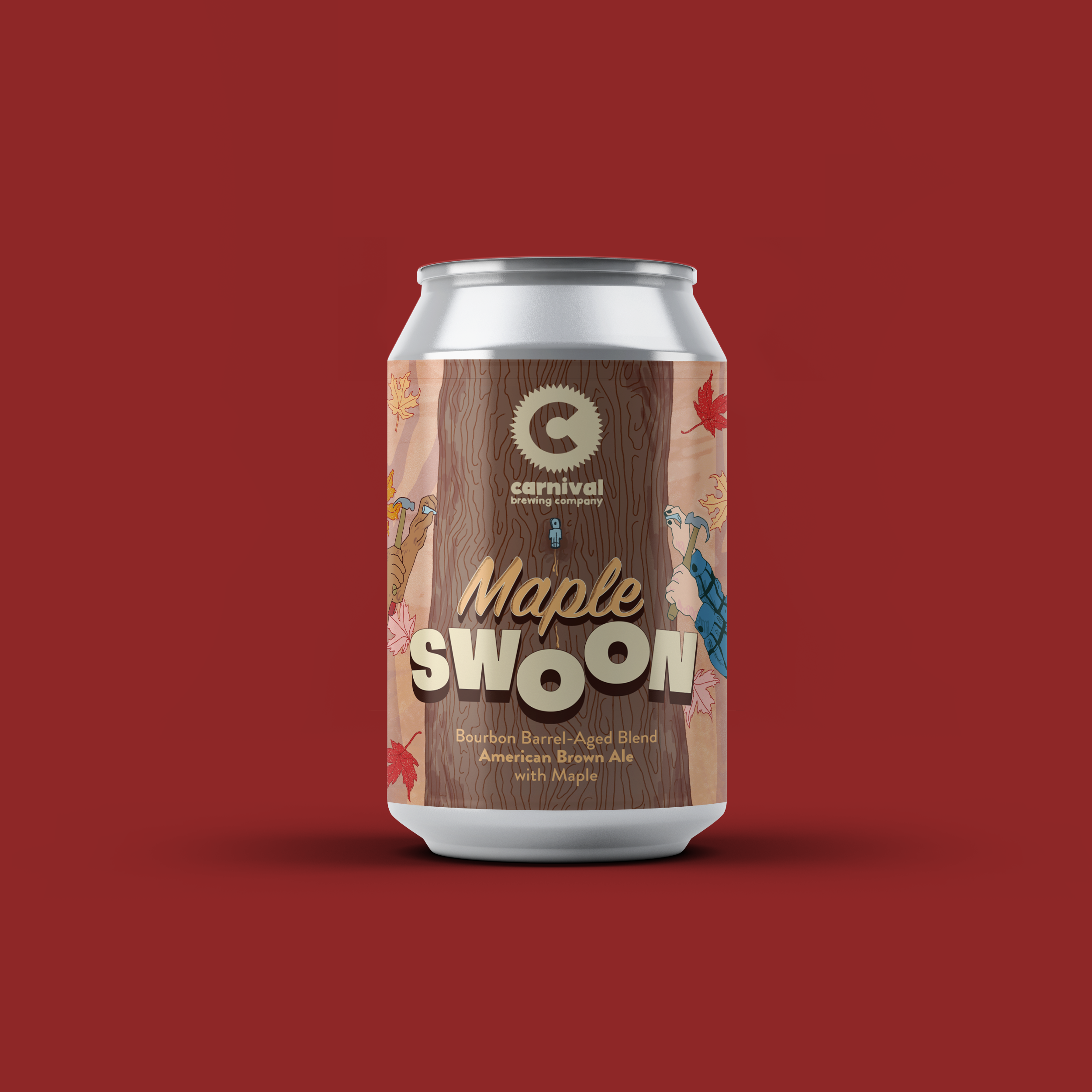 BA Maple Swoon 2023/4- Bourbon barrel-aged blend - American Brown Ale (7.2%)
